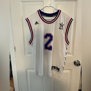 Kyrie Irving 2015 ALL Star jersey. Non-stitched. Size medium, worn once.